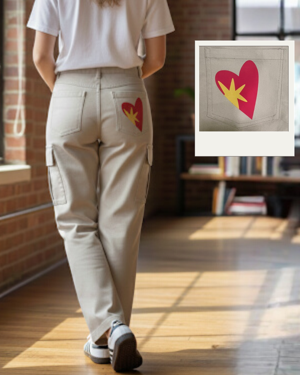 Pantalón Cargo la vida conspira a mi favor