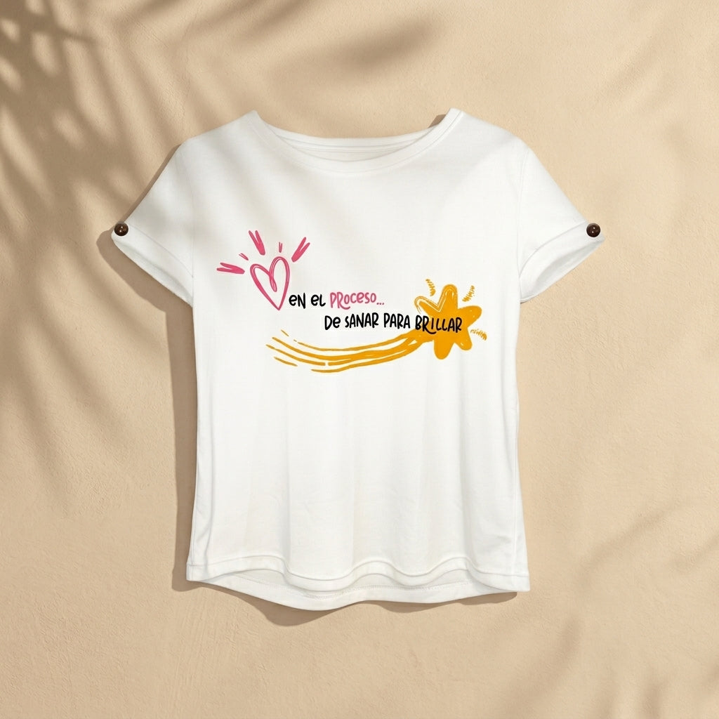 Camiseta En el Proceso de Sanar para Brillar