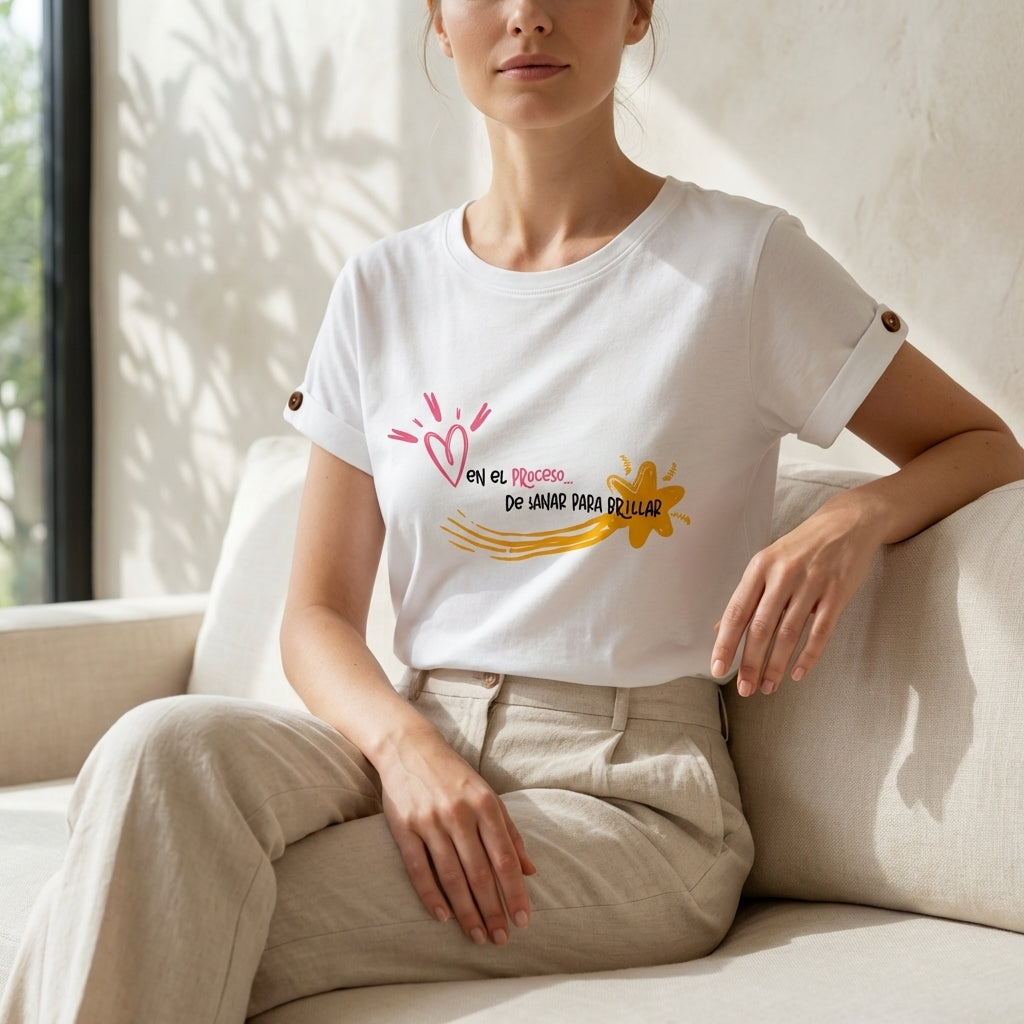 Camiseta En el Proceso de Sanar para Brillar